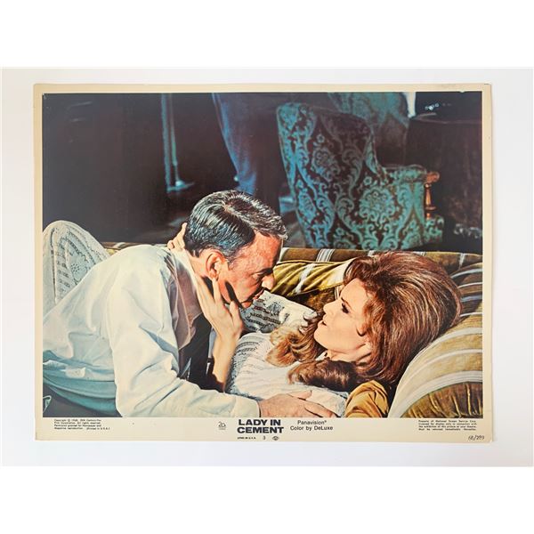 Lady in Cement original 1968 vintage lobby card