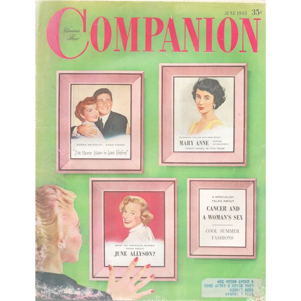 June Allison Companion Magazine. June 1955