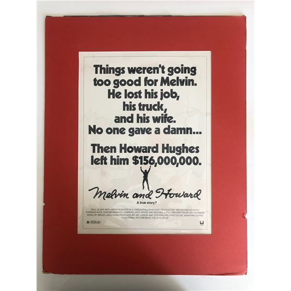 Melvin and Howard Movie Poster