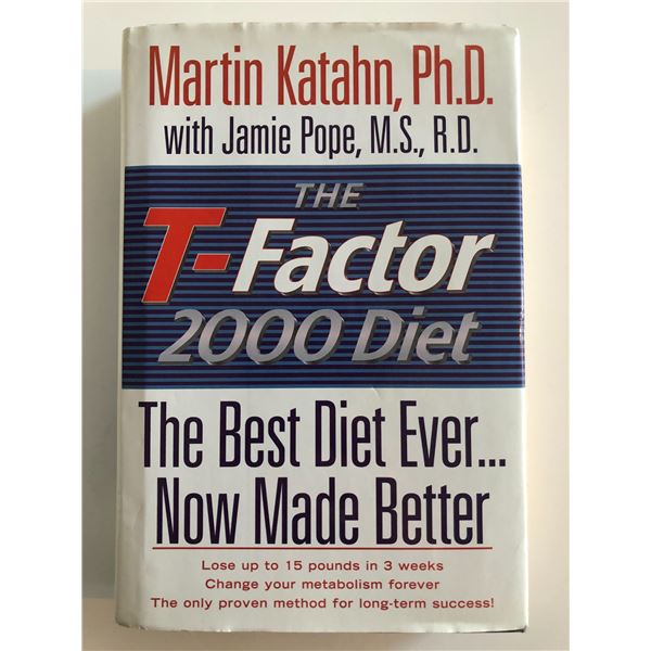 Martin Katahn, Ph.D The T-Factor 2000 Diet Hardcover Book