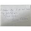 Image 1 : Tarzan actress Maureen O'Sullivan signed note