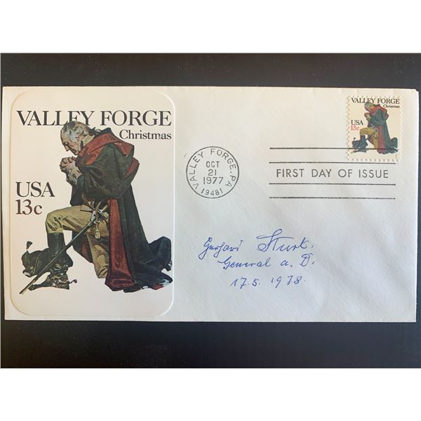Gerhard Sturt signed first day cover