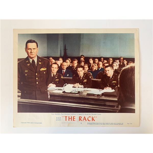 The Rack original 1956 vintage lobby card