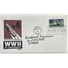 Image 1 : WW2 veteran Bradford Freeman signed first day cover
