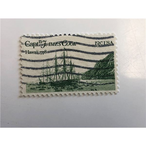 1978 13c Captain Cook Stamp