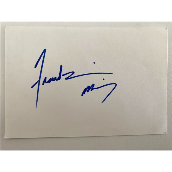 Heavyweight kickboxer Frankie Munoz original signature