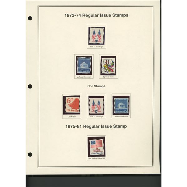 1973-81 Regular Issue Stamps