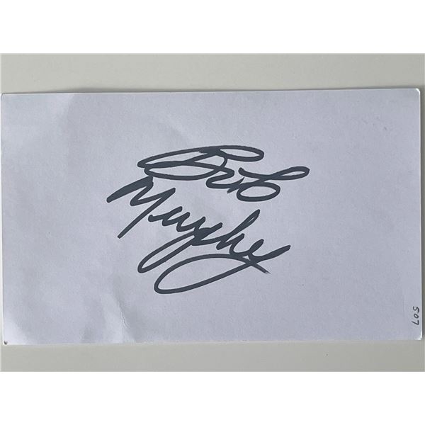 Golfer Bob Murphy autograph note
