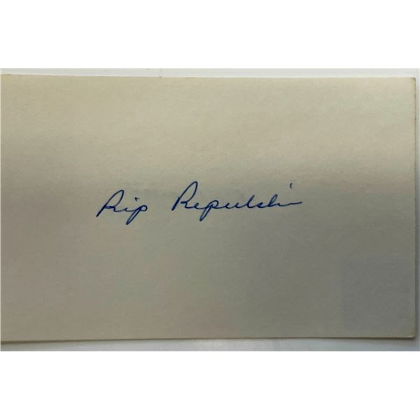 Rip Repulski autograph note