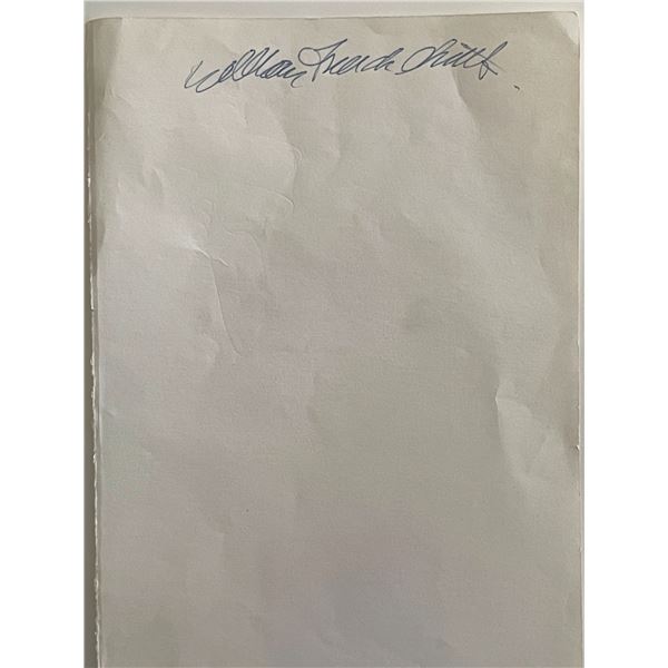 William French Smith original signature