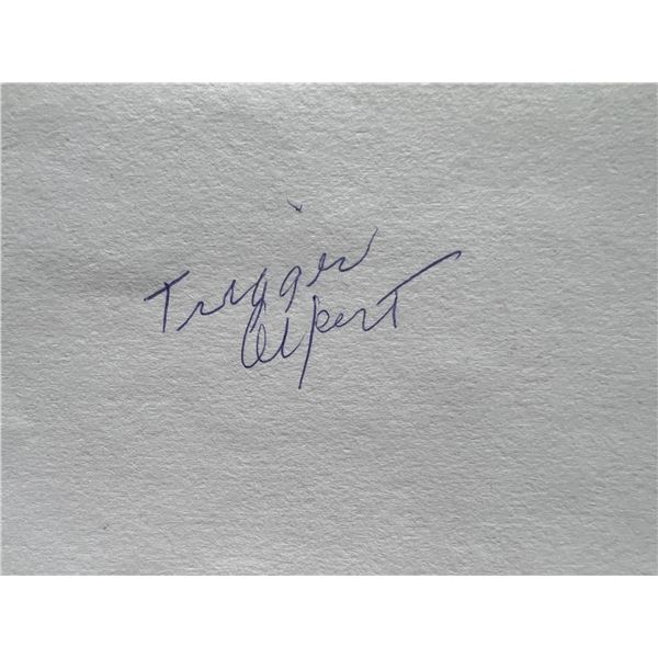 Trigger Alpert original signature