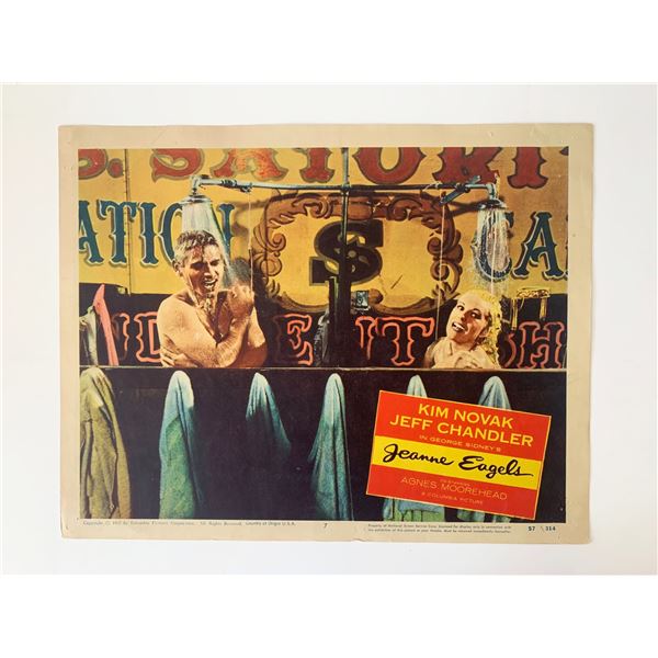 Jeanne Eagels original 1957 vintage lobby card