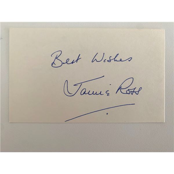 Jamie Ross original signature