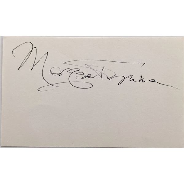 Margaret Truman original signature