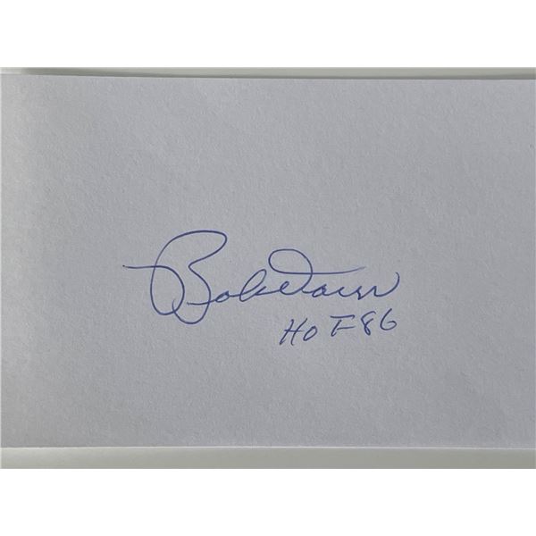 Boston Red Sox Bobby Doerr autograph note