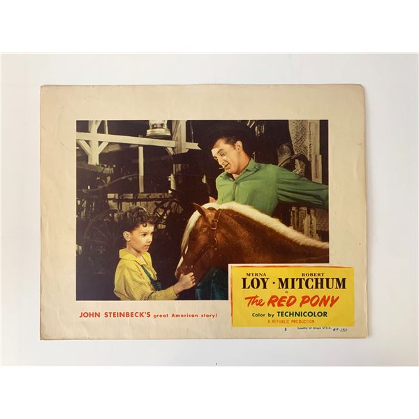 The Red Pony original 1949 vintage lobby card