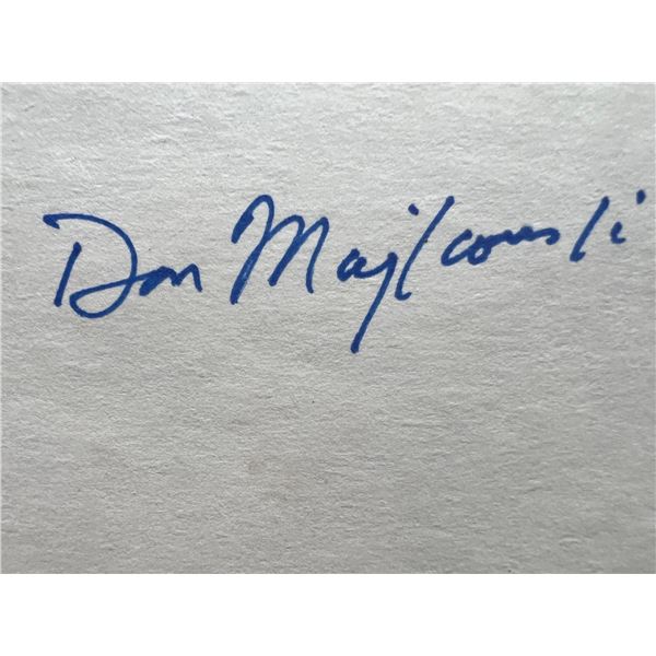 Don Majkonski original signature