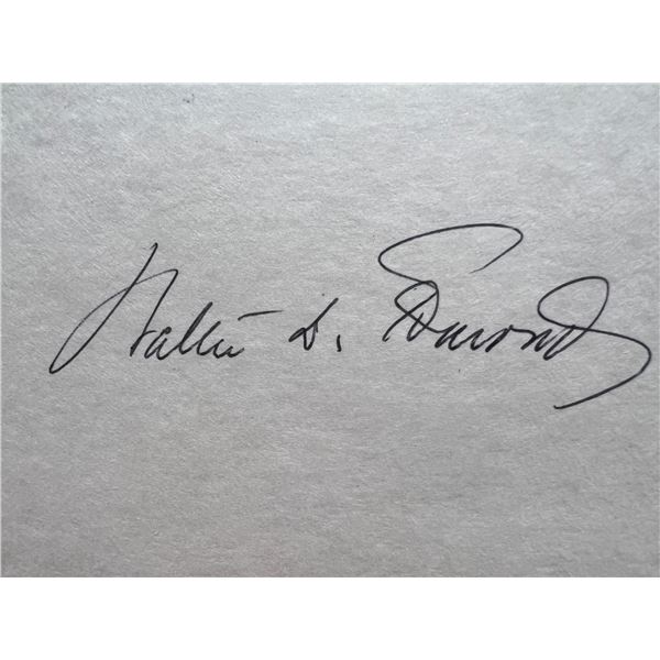 Walter Edmond original signature