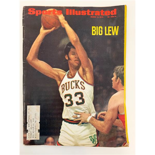 1970 Lew Alcinder Sports Illustrated Magazine