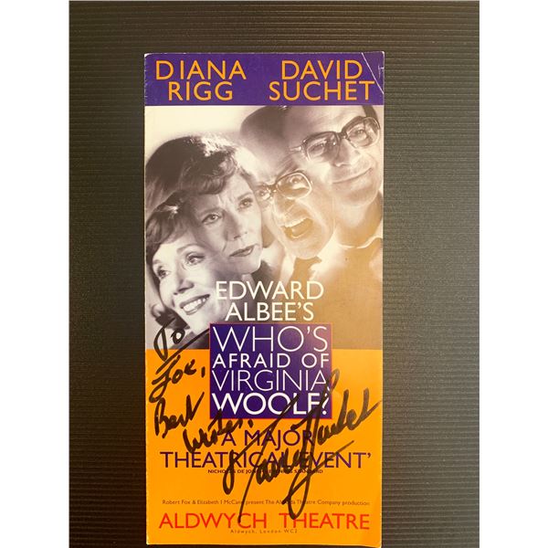 David Suchet signed Who's Afraid of Virginia Wolf? playbill