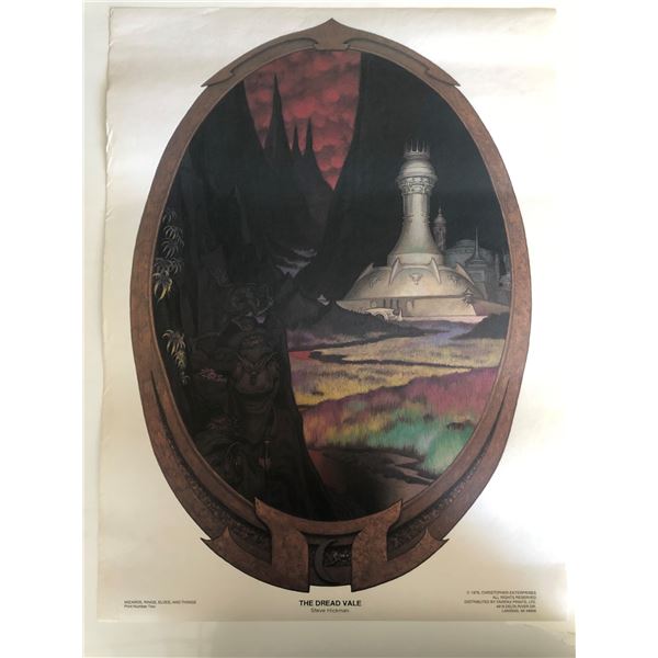 Steve Hickman - The Dread Vale - Original Vintage Art Print No. 2 - 1976