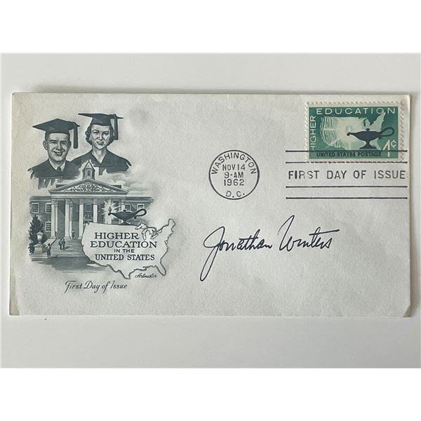 Comic actor Jonathan Winters signed cover