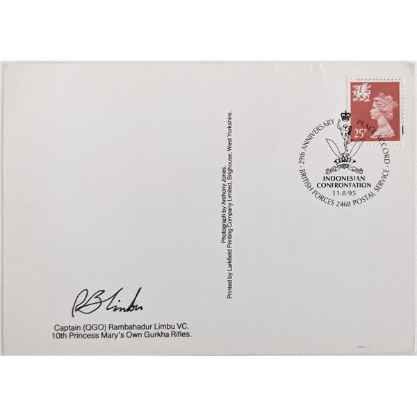 Rambahadur Limbu signed post card