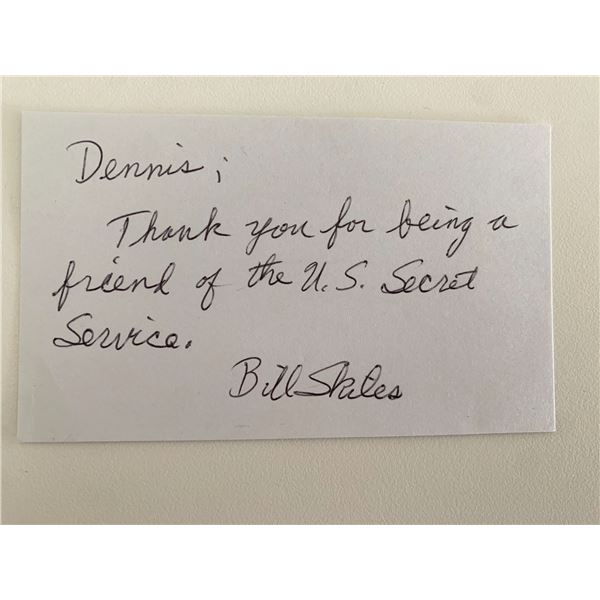 Author Bill Skiles original signature