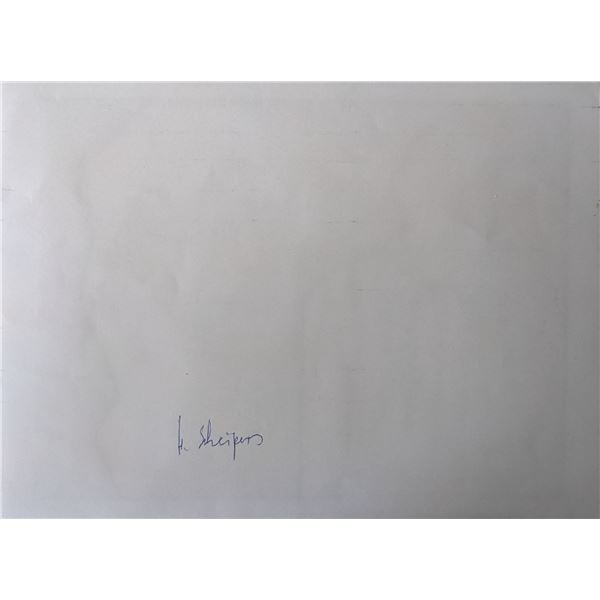 Hermann Joseph Scheipers signed photo