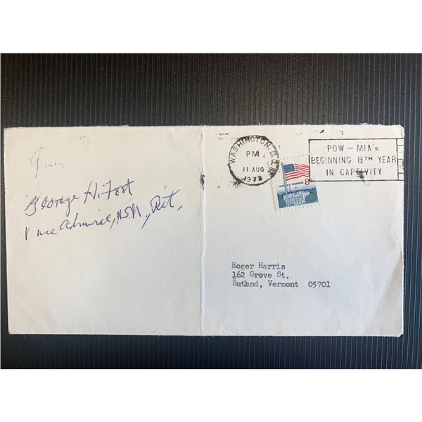 George Hudson Foet signed first day cover