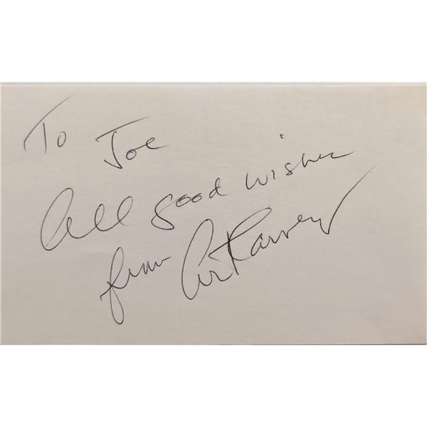 The Honeymooners Art Carney original signature