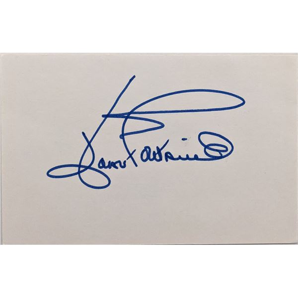 Joan Fontaine original signature