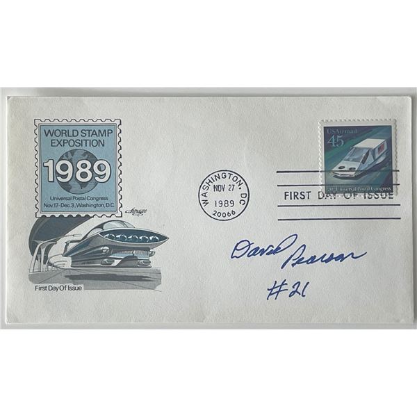 NASCAR race driver David Pearson signed cover