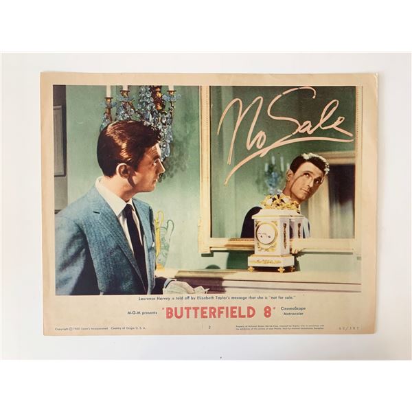 BUtterfield 8 original 1960 vintage lobby card