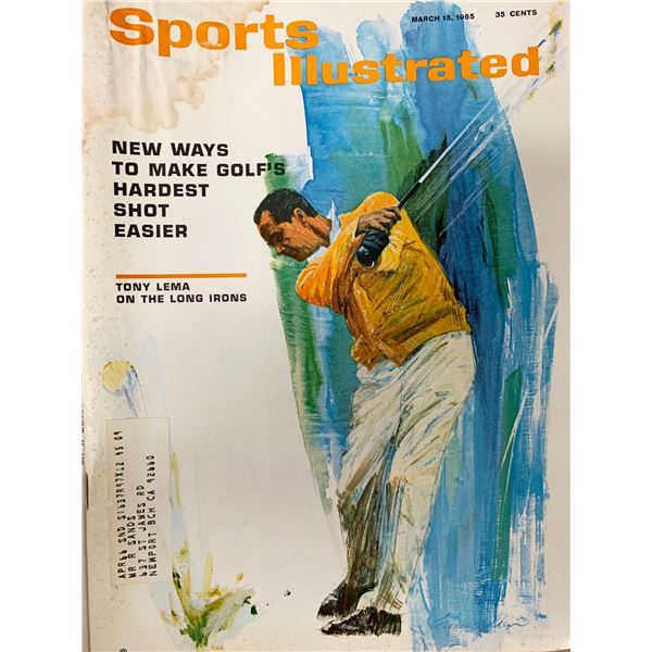 Sports Illustrated 1965 Tony Lema issue