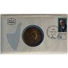 Image 1 : Israel FDC With bronze coi. 4x7 inches