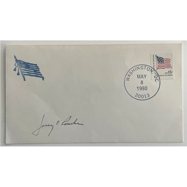 JFK assassination Secret Service Agent Captain Jerry O'Rourke signed cover