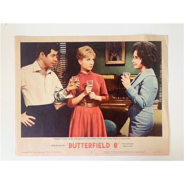 Butterfield 8 original 1960 vintage lobby card