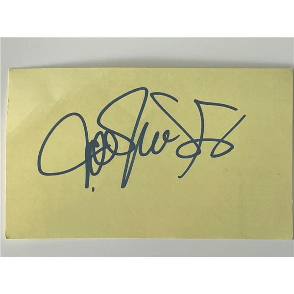 Kids on the Block Joey McIntyre autograph note