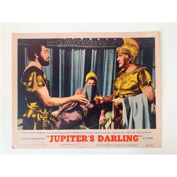 Jupiter's Darling original 1955 vintage lobby card