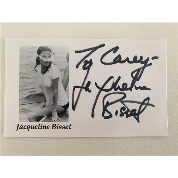 Bullit Jacqueline Bisset original signature