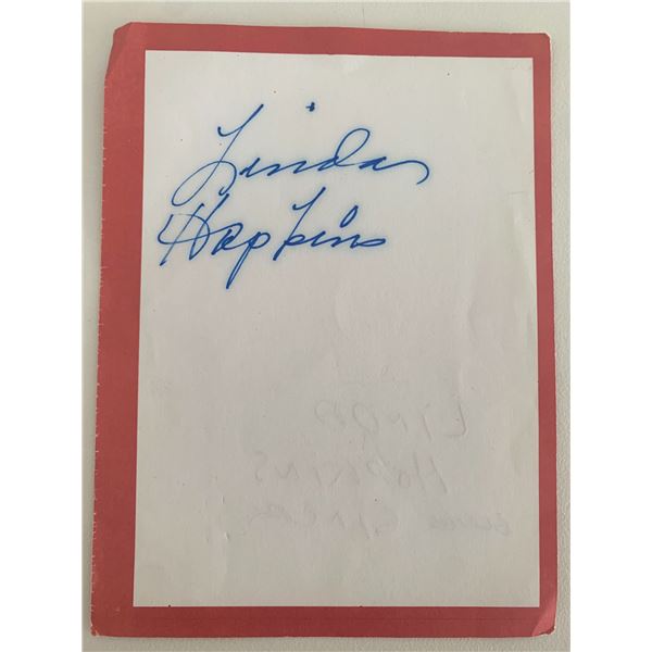Linda Hopkins original signature