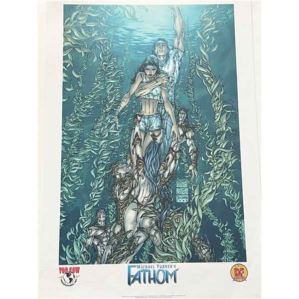 Michael Turner's Fathom Comic Poster