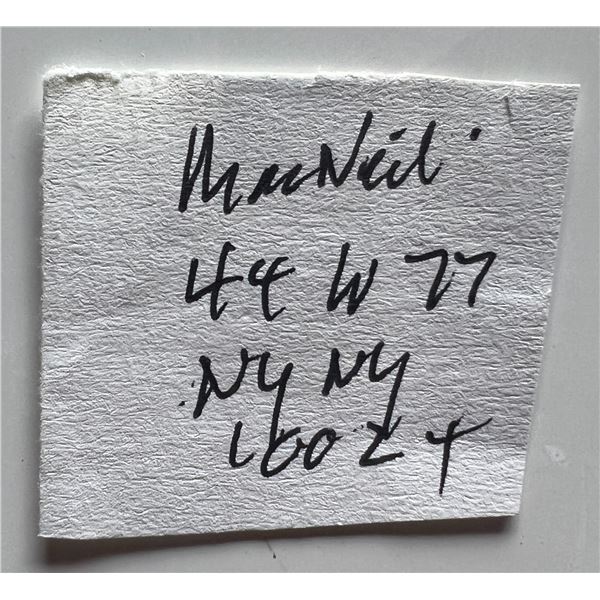 Rupert McNeil original signature