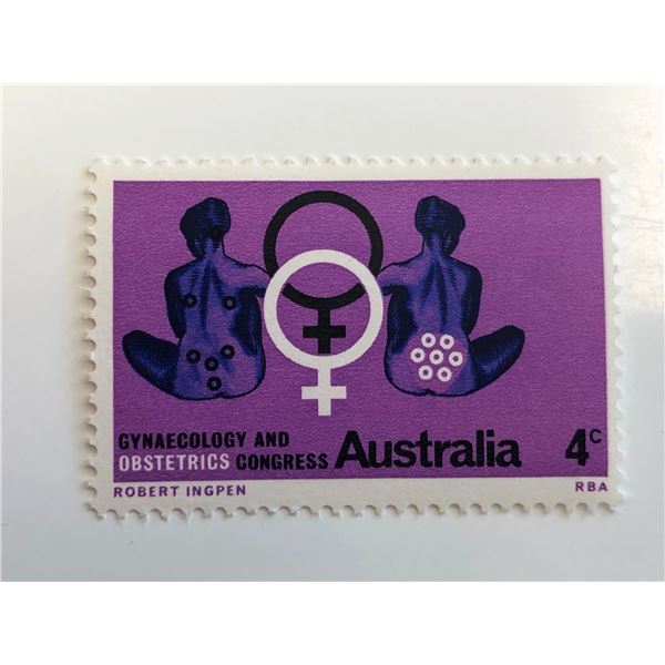 Australia 1967 Gynaecology & Obstetrics Congress Stamp
