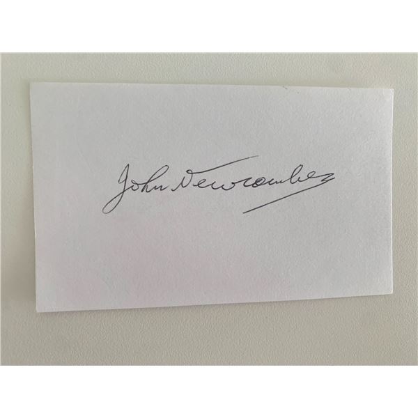 Australian Tennis Star John Newcombe original signature