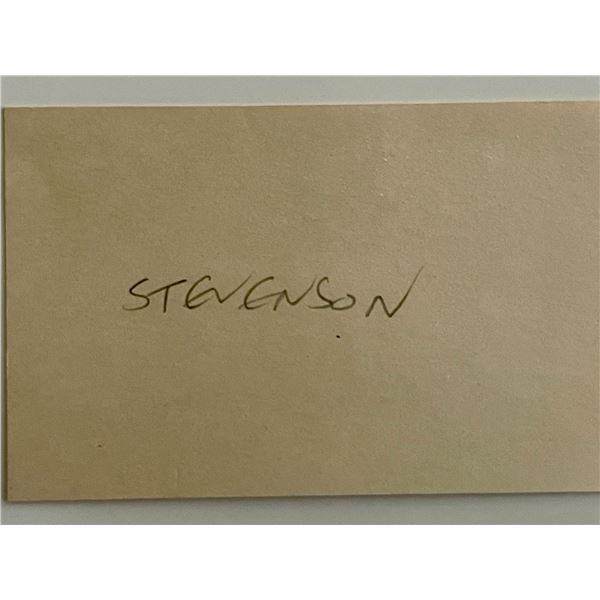 Cartoonist James Stevenson original signature