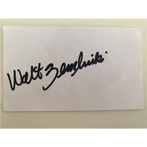 Walter Zembriski original signature