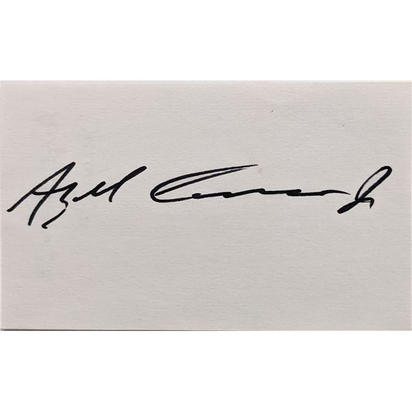 Jockey Angel Cordero Jr. original signature