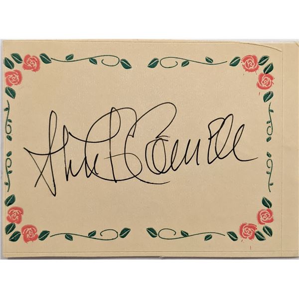 TV producer Stephen Cannell original signature